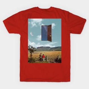 Into The Night - Surreal/Collage Art T-Shirt